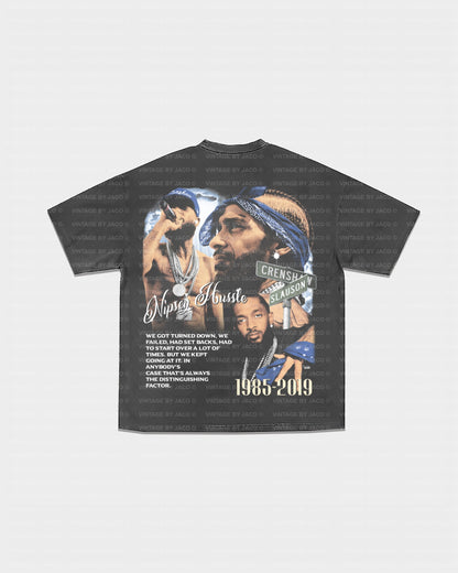 NIPSEY HUSSLE TEE - [DS]